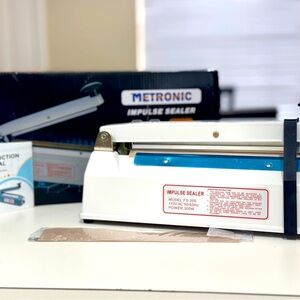 Metronic Impulse Sealer 8 Inch White